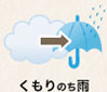 くもりのち雨