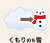くもりのち雪