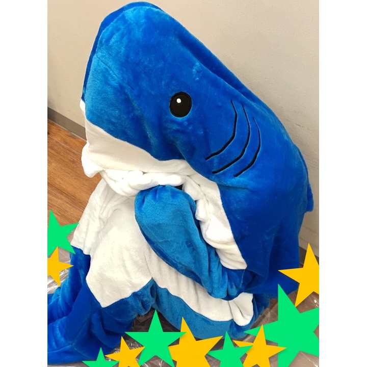 バカ売れ!!!サメ着ぐるみブランケット - フランチェスカ