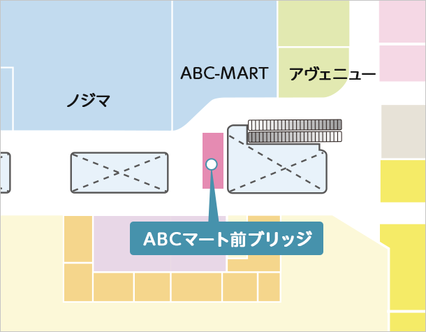 2F ABCマート前ブリッジ