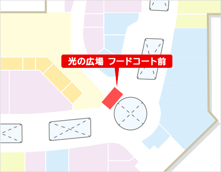 3F 光の広場 フードコート前