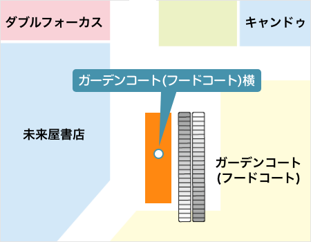 2F ガーデンコート(フードコート)横