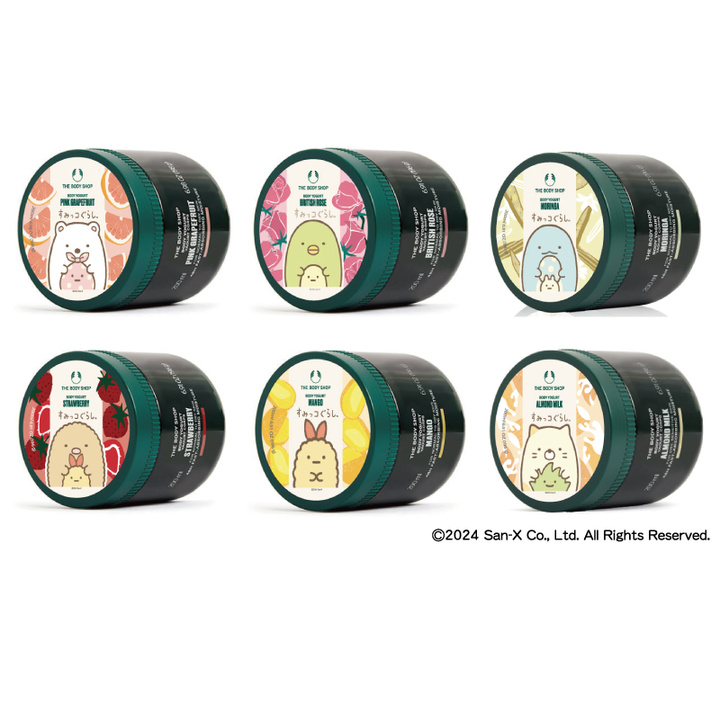 【未使用品】ザ・ボディショップ★ボディヨーグルト　すみっコぐらし6点 ザボディショップより人気の「ボディヨーグルト」「クレンジングバター