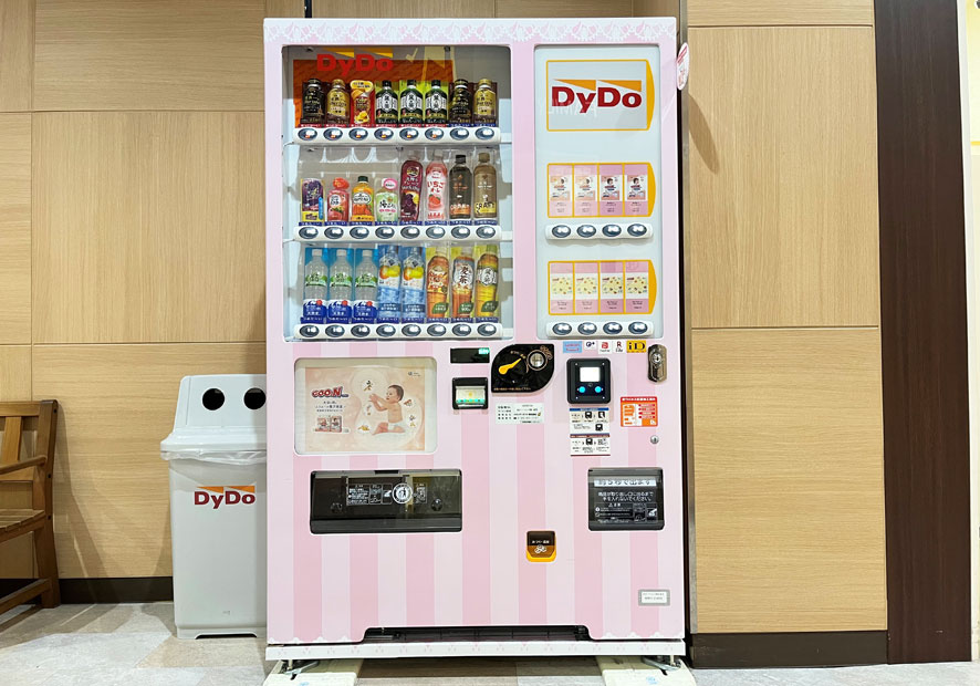 紙おむつの自動販売機