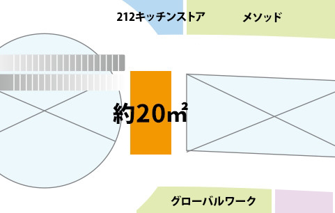 2F グローバルワーク前ブリッジ