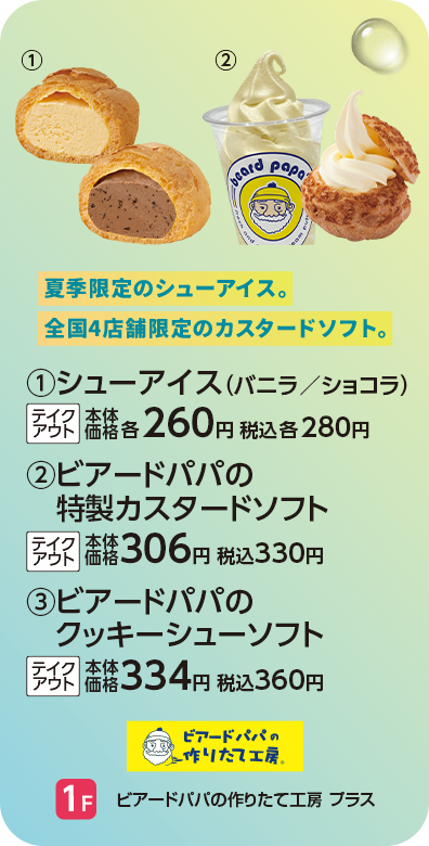 ビアードパパの作りたて工房 プラス