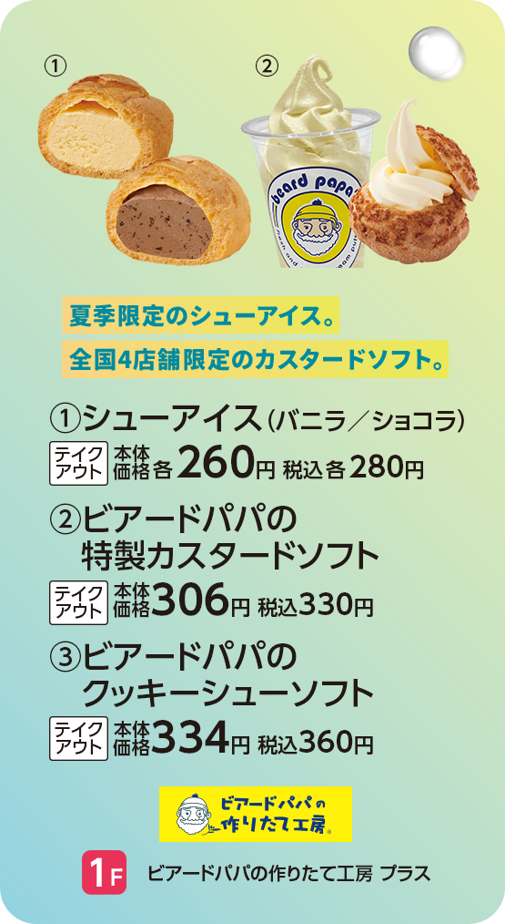 ビアードパパの作りたて工房 プラス