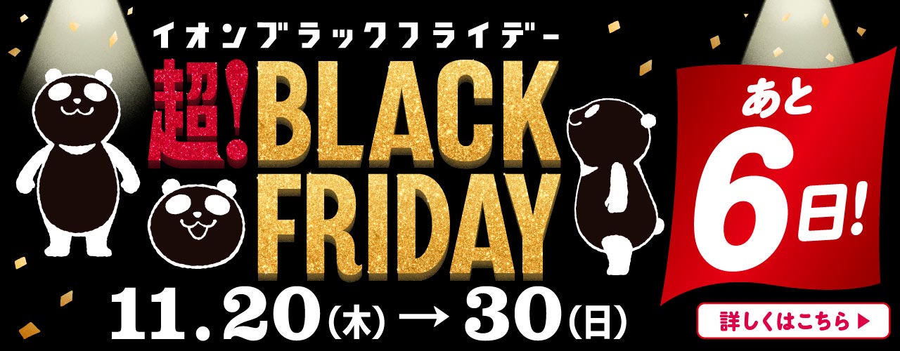 《あと6日》超! BLACK FRIDAY