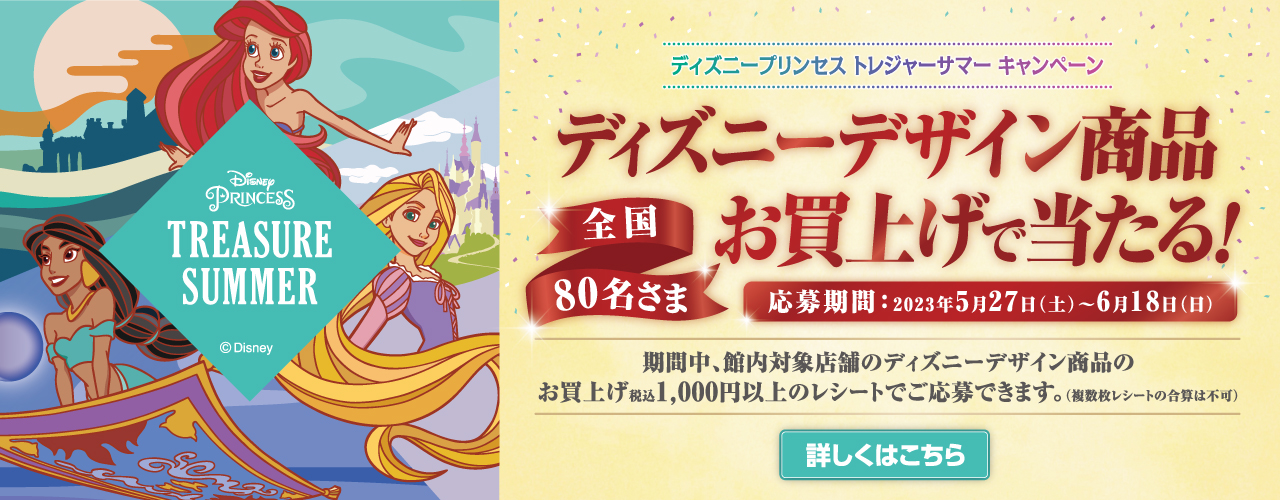 ディズニープリンセス トレジャーサマー キャンペーン