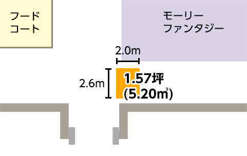 (4)3F フードコート側出入口横