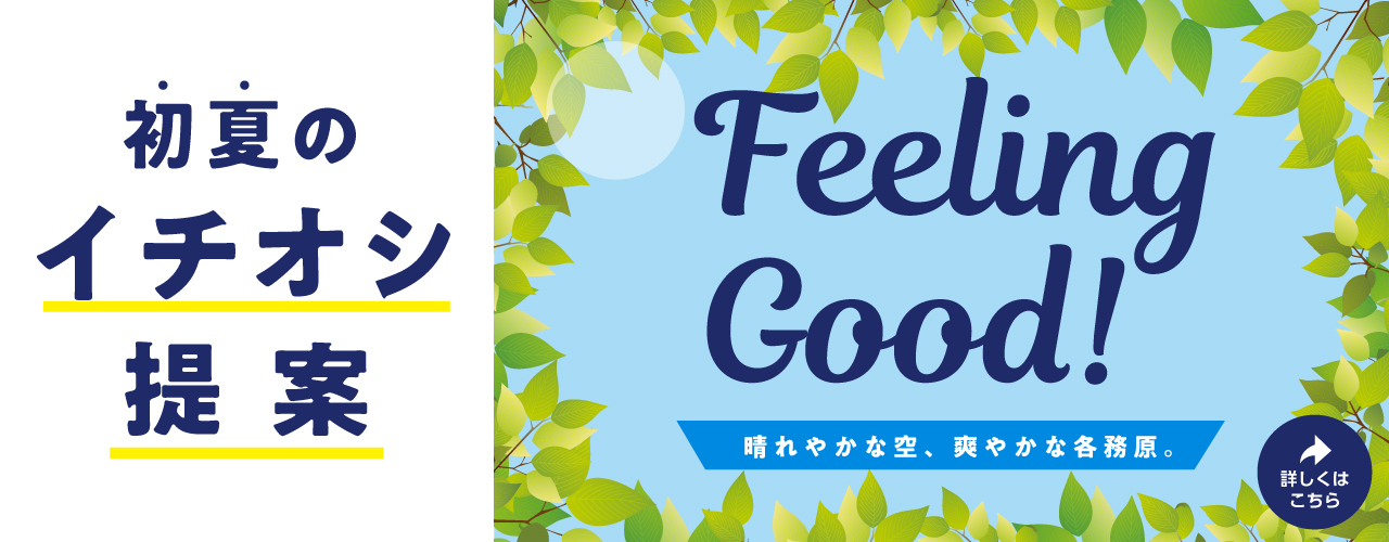Feeling Good! 晴れやかな空、爽やかな各務原。