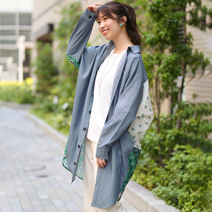 新作 バックスタイルが映えるタイル柄シャツワンピース Titicaca チチカカ キャンペーン イオンモール久御山 公式ホームページ