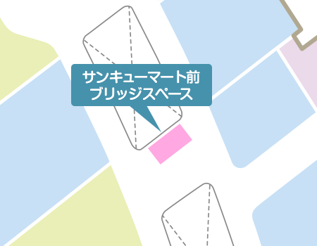 3F サンキューマート前 ブリッジスペース