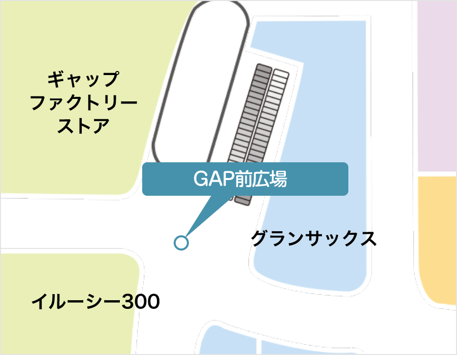 1F GAP前広場