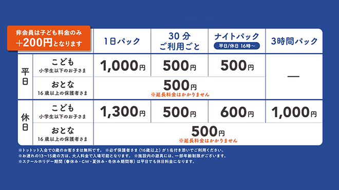 のびっこジャンボ 価格表