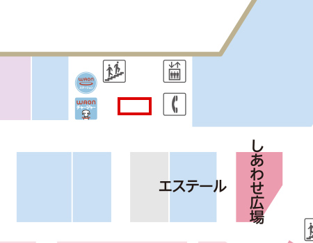 2F 中央エレベーター前