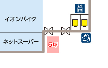 1F 立体駐車場入口前スペース