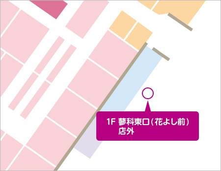 1F 蓼科東口 (花よし前) 店外