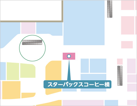 1F スターバックスコーヒー横
