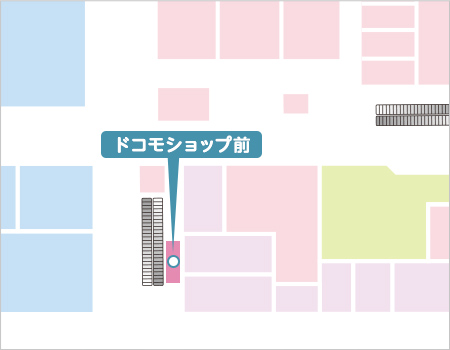 1F ドコモショップ前