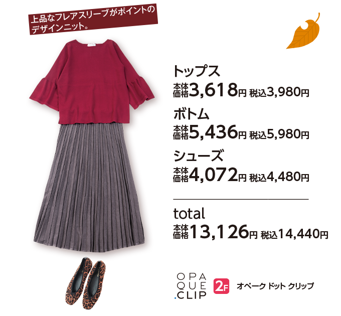 オペーク ドット クリップ