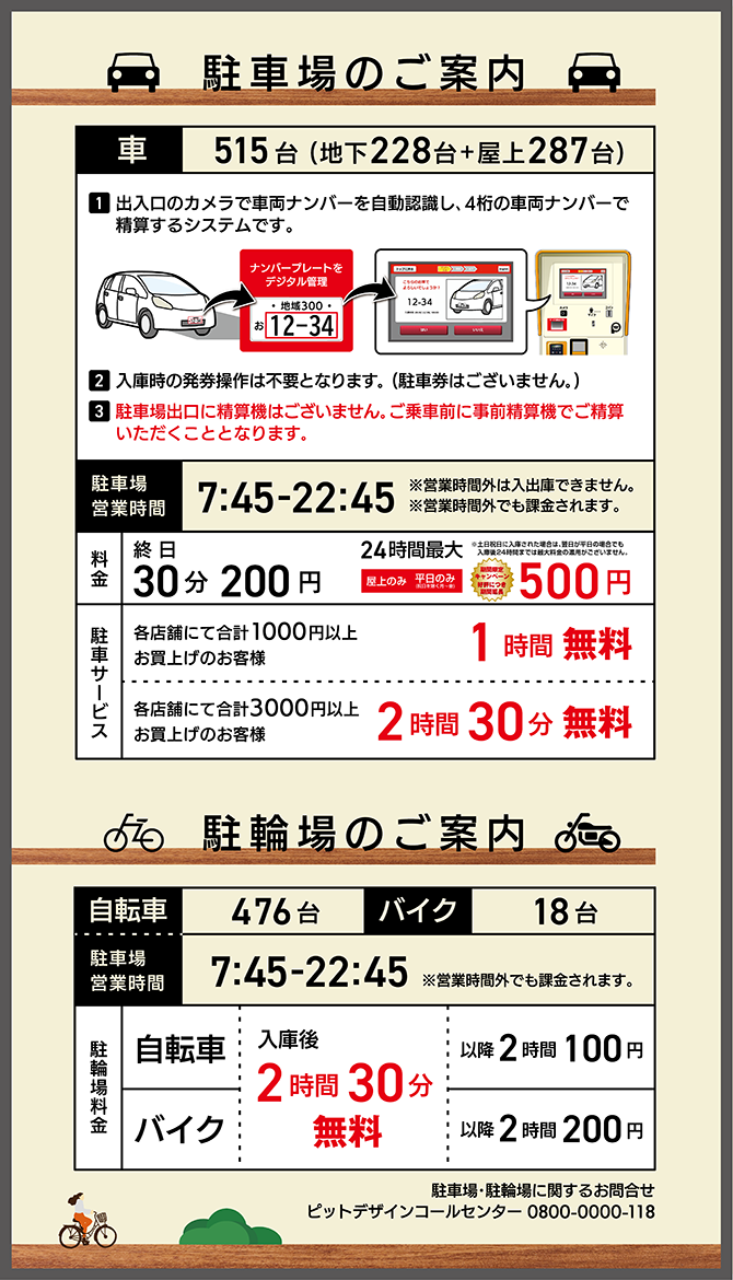 アクアシティ駐車券 66枚 （AirBicCameraアクアシティお台場店