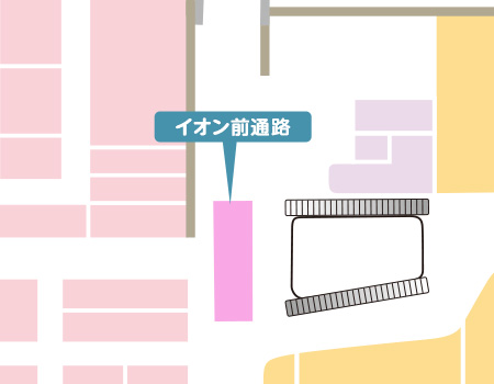 1F イオン前通路