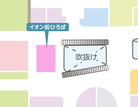 2F イオン前ひろば