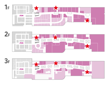 エレベーター横【B1ポスターフレーム】