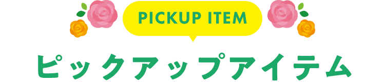 PICKUP ITEM ピックアップアイテム