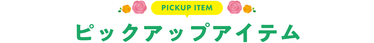 PICKUP ITEM ピックアップアイテム