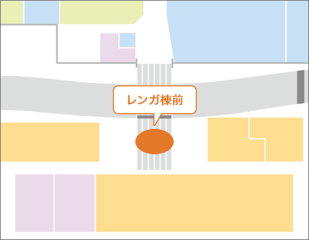館外 レンガ棟前