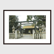 東海道 今昔マップ P.2「6.鳥出神社」写真